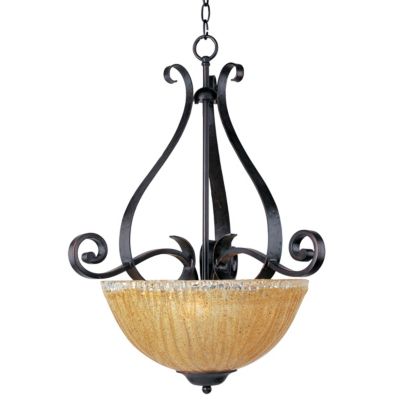 Barcelona Bowl with Scroll by Maxim Lighting - Starlight Lighting USA and Canada